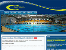 Tablet Screenshot of capitalswim.co.nz